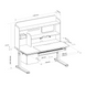 Парта для школяра Cubby Toru Grey